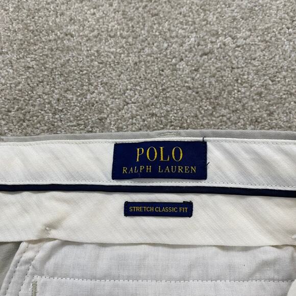 Polo Ralph Lauren Pants Mens 38X34* Stretch Classic Fit Khakis Wedding Twill - Picture 4 of 10